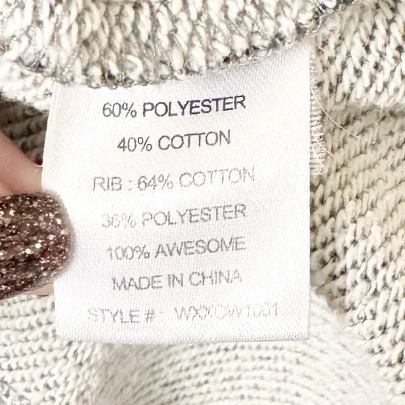 Figs On shift Full Zip Gray Hoodie - Picture 4 of 7